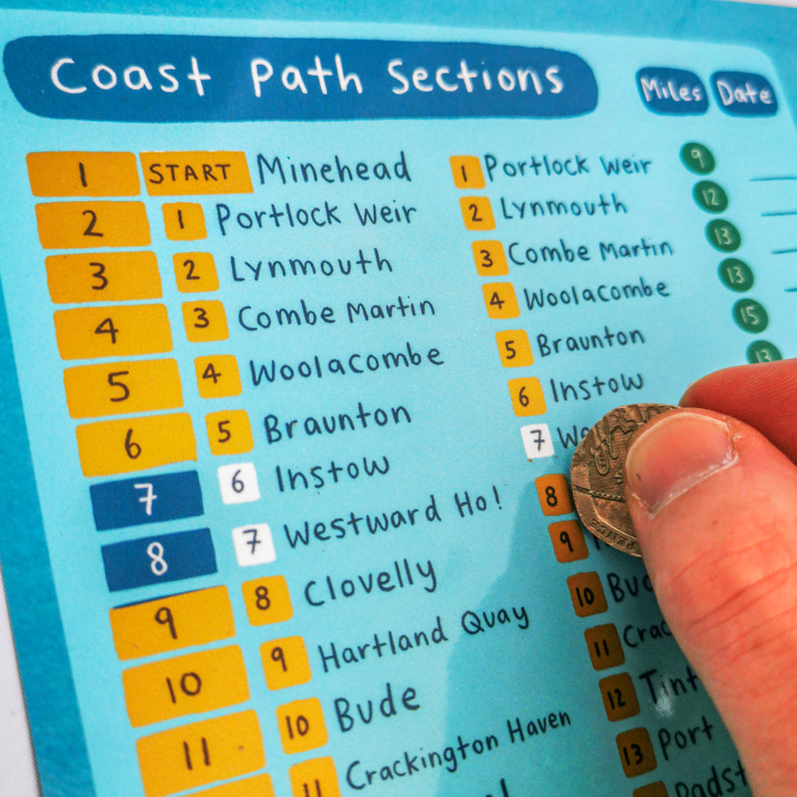South West Coast Path Map
